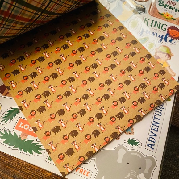 LARGE Chipboard Sticker Set & Paper Pad - Picture 7 of 11